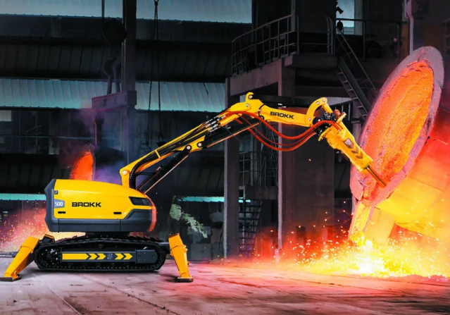 Применение демонтажных роботов в работе цементных и металлургических заводов