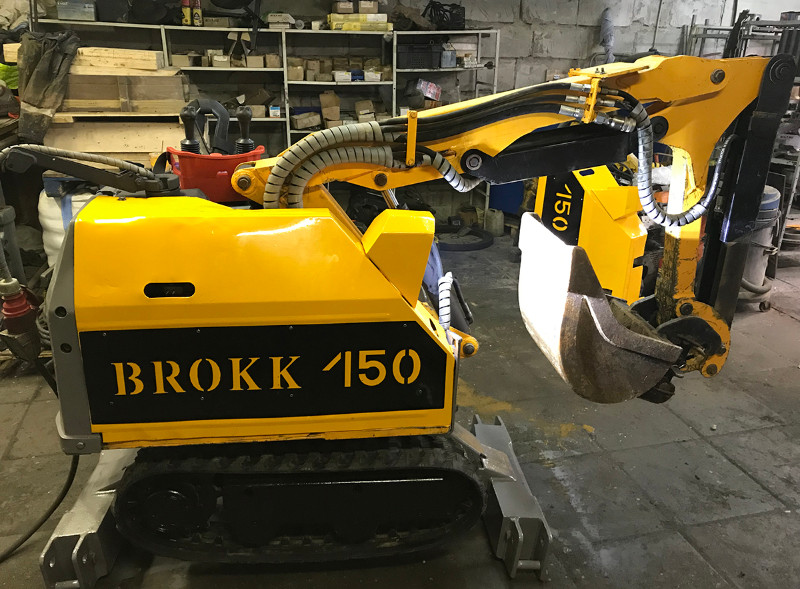 Капитальный ремонт робота Brokk 150